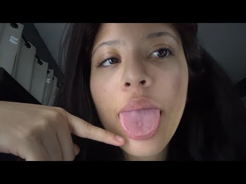 random girl licks your face 💦 (lens licking) 