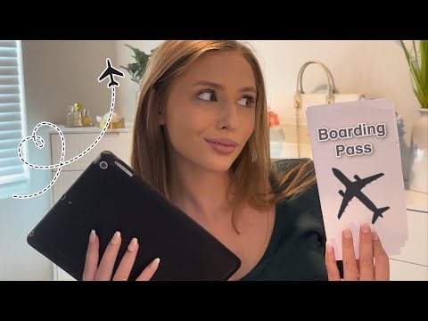 ASMR Roleplay | Sassy Airport Gate Agent “Helps” You ✈️🙄🛩️