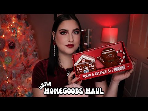 ASMR HomeGoods Christmas Haul 🎄❤️