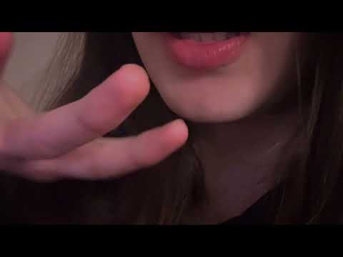 CLOSE UP ASMR ~ Tapping on the screen + Repeating “Close your eyes”