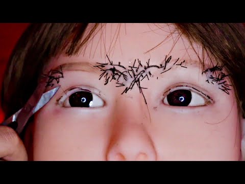 ASMR : FAZENDO SUA SOBRANCELHA ENQUANTO VOCÊ DORME (doing yo eyebrows )