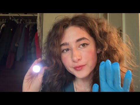 ASMR cranial nerve exam 👩‍⚕️🩺🧠 (u woke up from a coma!)