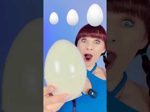 ASMR Big, Medium, Small Eggs  #mukbang #challenge