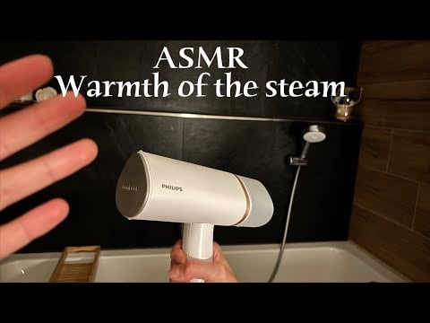 ASMR 🌙 Feel the warmth of the stream - Steam sounds and visuals, hand movements (no talking)