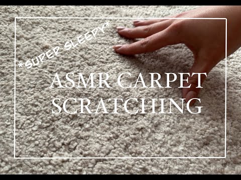 ASMR Fluffy Carpet Scratching / Soft sounds for sleep (no talking)