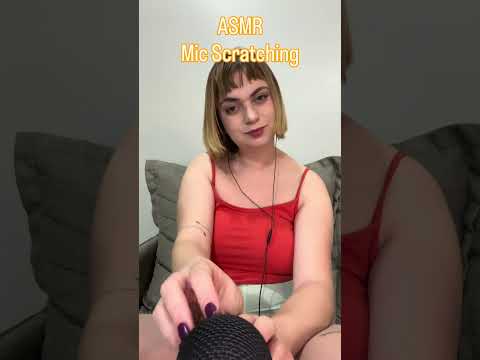 ASMR mic scratching #asmr #relax #visualtingle #satisfyling
