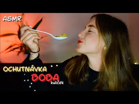 Poprvé zkouším BOBA kuličky 😱✨ | ASMR mukbang (česky)