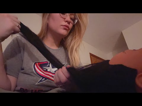 LOFI ASMR: Brushing out your tangles + Head Massage | No talking