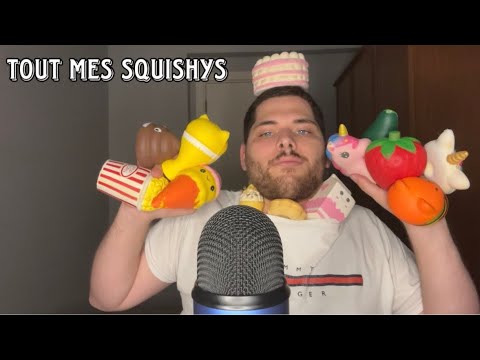 ASMR Français : TOUT MES SQUISHYS