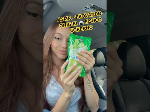 ASMR PROVANDO COMIDA COREANA 🍙