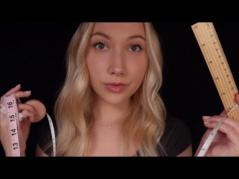 ASMR Fast Measuring You | Measuring Tape Sounds & Taps (slightly chaotic)