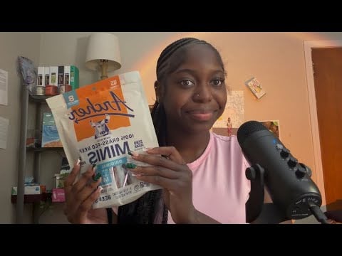 ASMR Beef Jerky Sticks Mukbang & Ramble 🥩 