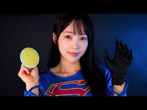 ASMR 얼굴을 단장해줄게요 | 얀데레 슈퍼걸 롤플레이 | 1인칭 속삭임 | Whispered Personal Attention | Yandere RP