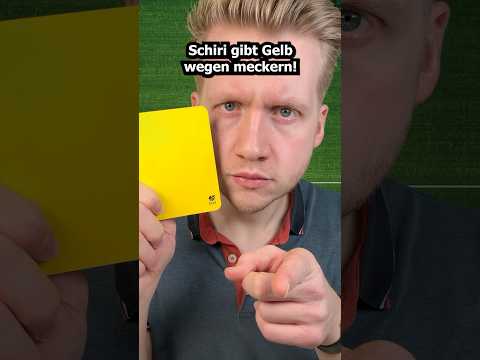 Schiri gibt Gelb wegen meckern! #asmr