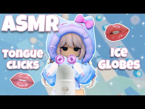 Roblox ASMR ~ Tongue Clicking + Ice Globe Sounds ❄️👄