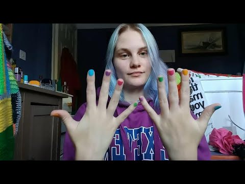 ASMR- Lofi Finger Snapping with Painted Nails for ADHD and Focus (no talking)
