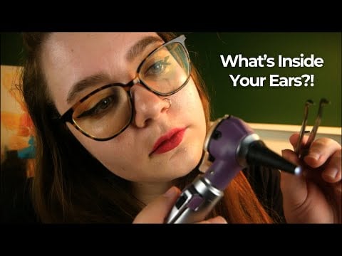 What is Inside Your Ears?! (Otoscope, Ear Cleaning, Tweezers, Extraction) 🎧 ASMR Medical Roleplay