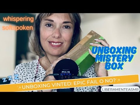 ASMR ITA Softspoken Whispering ✨Unboxing Vinted misterioso: Epic Fail o no?✨ #showandtell 