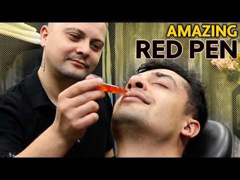 High-level Sleep Relief with the Amazing Red Pen | ASMR HEAD MASSAGE