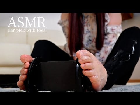  【ASMR/実写】トレンカ✖️潤滑ゼリーで快眠マッサージ&足裏スクラッチ💗 【睡眠導入/Foot sole/Scratching/No Talking/sleep/Relaxation/3dio】