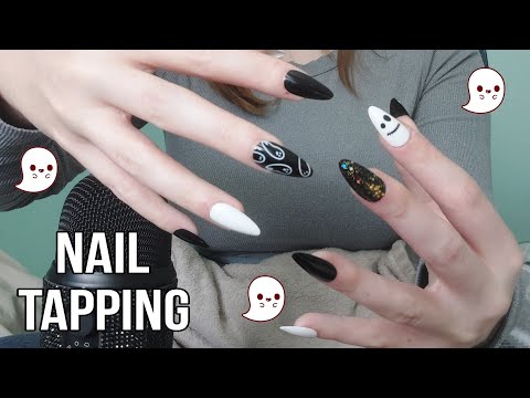 fast and aggressive nail tapping and rubbing ASMR