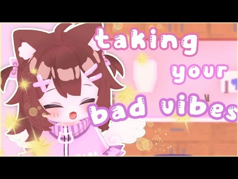 ASMR negative energy removal clinic ♡ cute catgirl takes your bad vibes ~ ♡  energy cutting & eating