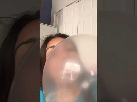 BIG BUBBLE ASMR | blowing big bubble sounds #bubbling #bubblesounds