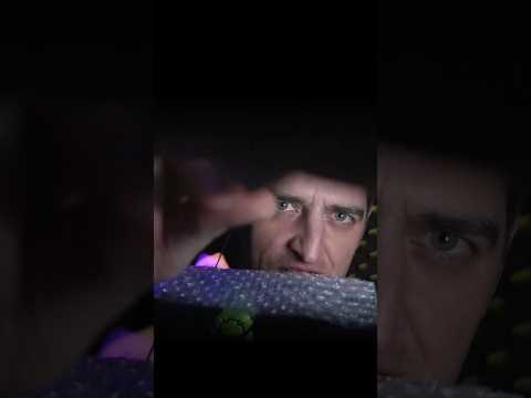 Camera Brushing with INTENSE 🤩 Crinkle #Invisible #ASMR #SleepAid