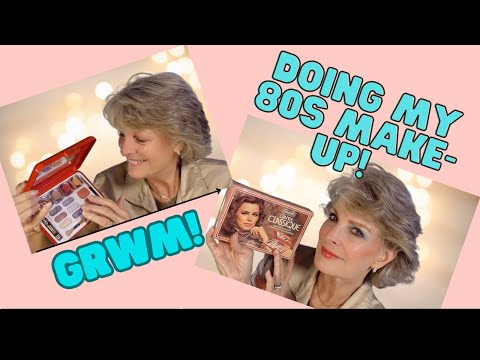GRWM While I Do My 80s Makeup WITH 80s MAKEUP! #asmr #makeup