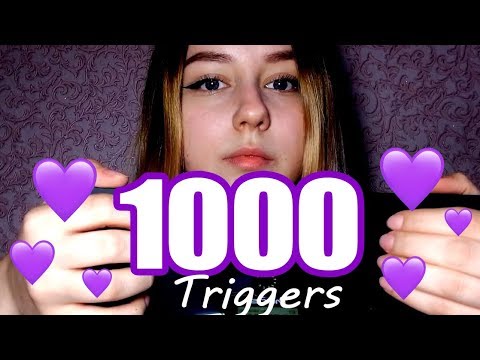 ASMR 1000 TRIGGERS IN 12 MINUTES | АСМР 1000 ТРИГГЕРОВ ЗА 12 МИНУТ