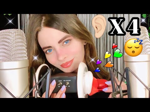 🌙 ASMR ACARICIO TUS 4👂🏻🍃 | I CARESS YOUR FOUR👂🏻 | NO TALKING | ASMR en ESPAÑOL