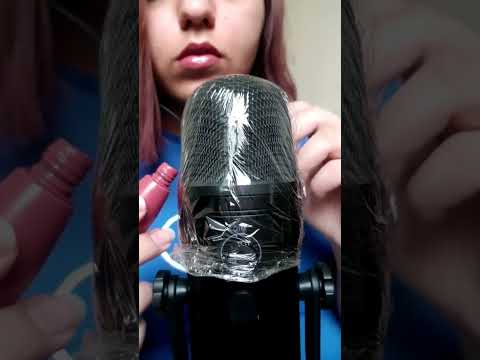 #shorts asmr lipstick on microphone💄{1}