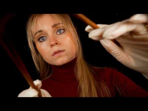 ASMR | SCALP & NECK EXAM with latex gloves (soft & calm sounds)