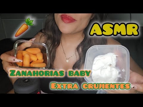 ASMR ZANAHORIAS BB CRUJIENTES | Crunchy Carrots