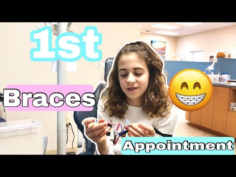 1st BRACES APPOINTMENT!😬😱