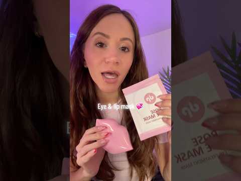 Valentines Lip & Eye Mask 💞 #asmr