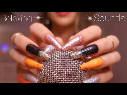 Super Relaxing ASMR ❤️Mic Scratching with Long Nails, Ear Cleaning, Tapping & more No Talking ASMR