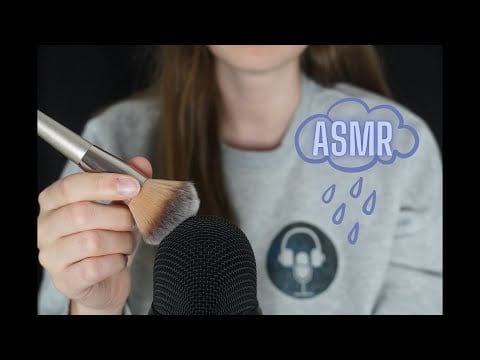 ASMR | Mic Brushing In The Rain 💧(No Talking)