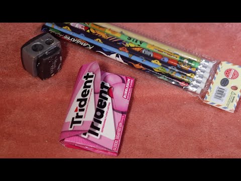 Sharpening Pack of Pencils ASMR Trident