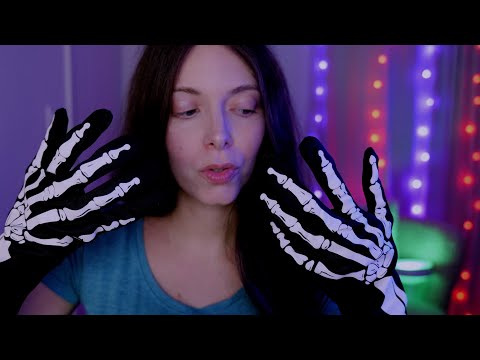 🎃ASMR | Te toco la cara CREEPY pero RELAJANTE | especial halloween