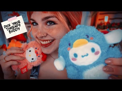 ASMR Autistic Therapy 🌸 For ND Burnout • Pick Your Therapy Buddy (Hello Kitty & Friends)