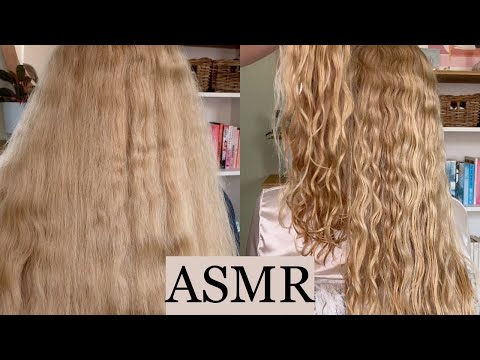 ASMR | Styling my friend's natural curls 🌸 hair products, diffusing, brushing, spraying, no talking