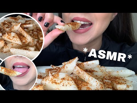 ASMR FRUIT with chili (NO TALKING) | ASMR Comiendo FRUTA CON CHILE (sin hablar)