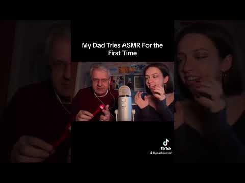 My Dad Tries ASMR (snippet) #asmr