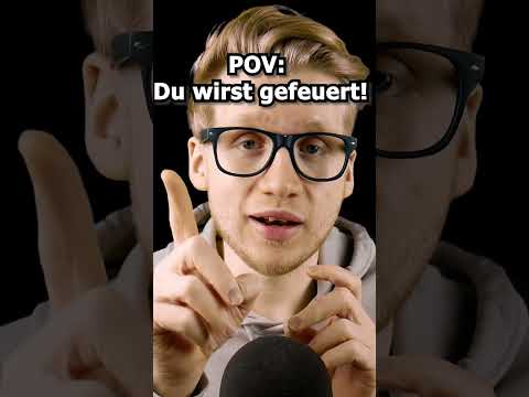 ASMR - POV: Du wirst gefeuert! #shorts #asmr #roleplay #deutscheasmr