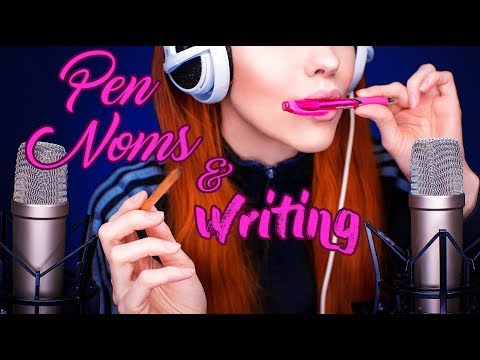 ASMR - WRITING SOUNDS feat. Pen Noms 🖊️