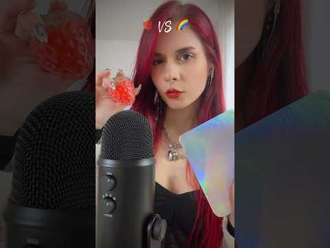 ASMR Battle 🍓vs 🌈