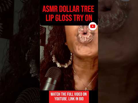 ASMR LIP GLOSS SOUNDS #asmrmouthsounds