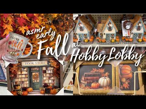 ASMR Browsing at Fall Decor in Hobby Lobby 🍂 | Spooky Sunday ep. 3 🍁
