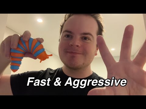 Fast & Aggressive ASMR Hand Sounds and Visuals Triggers